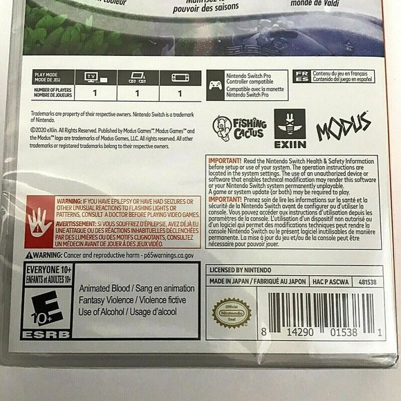 Ary and the Secret of Seasons (Nintendo Switch, 2020) E10+ Adventure NEW SEALED - Picture 6 of 6